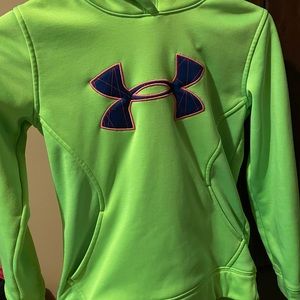 Girls Youth XS Under Armour Neon Sweatshirt